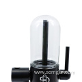 XY46GH01 360 Degree Rotation Capsule Glass Shisha